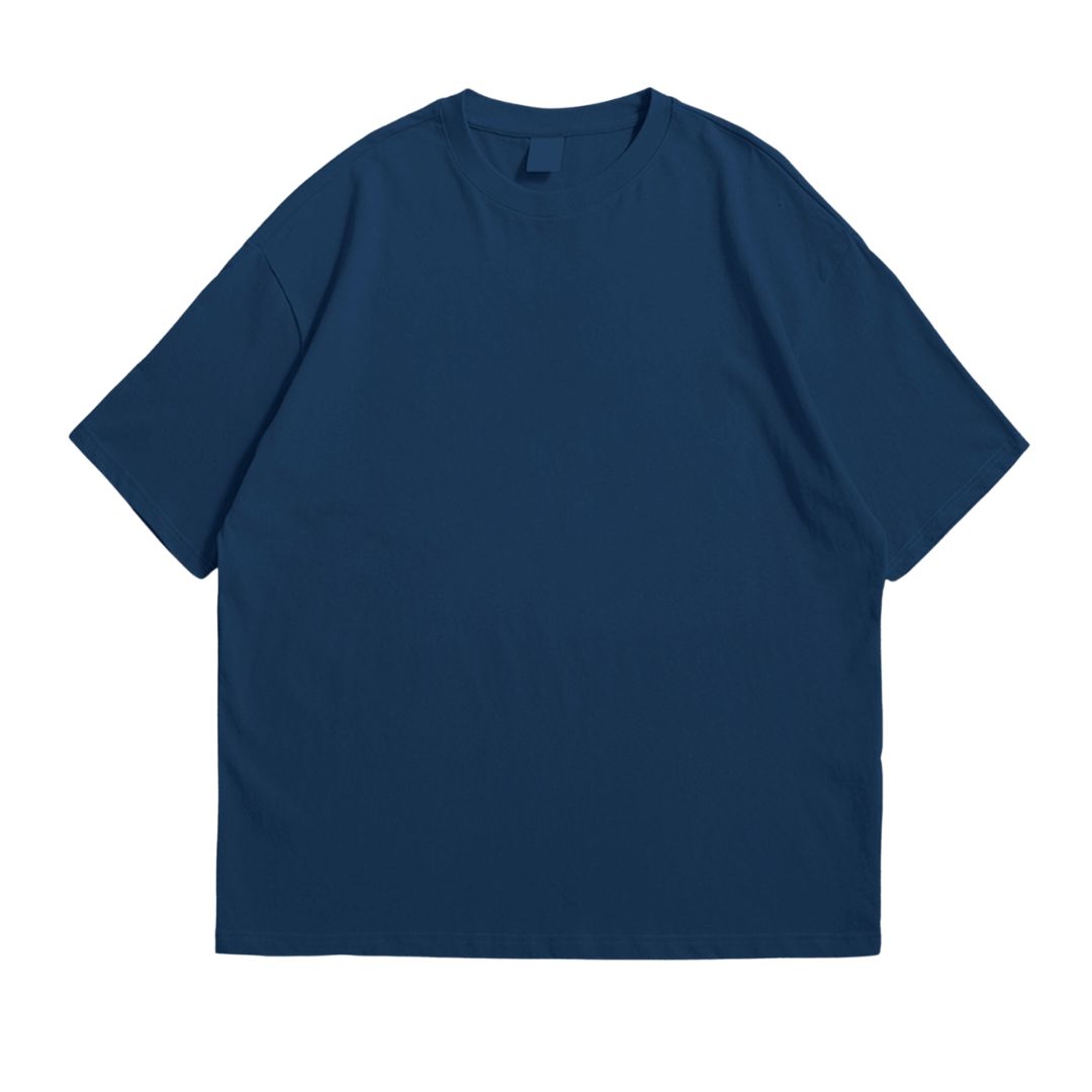 Basic Oversized Solid-Color T-Shirt - Image 11