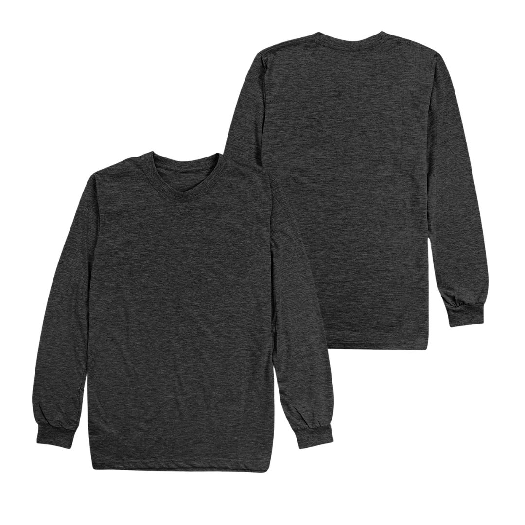 Solid-Color Long-Sleeve T-Shirt - Image 11