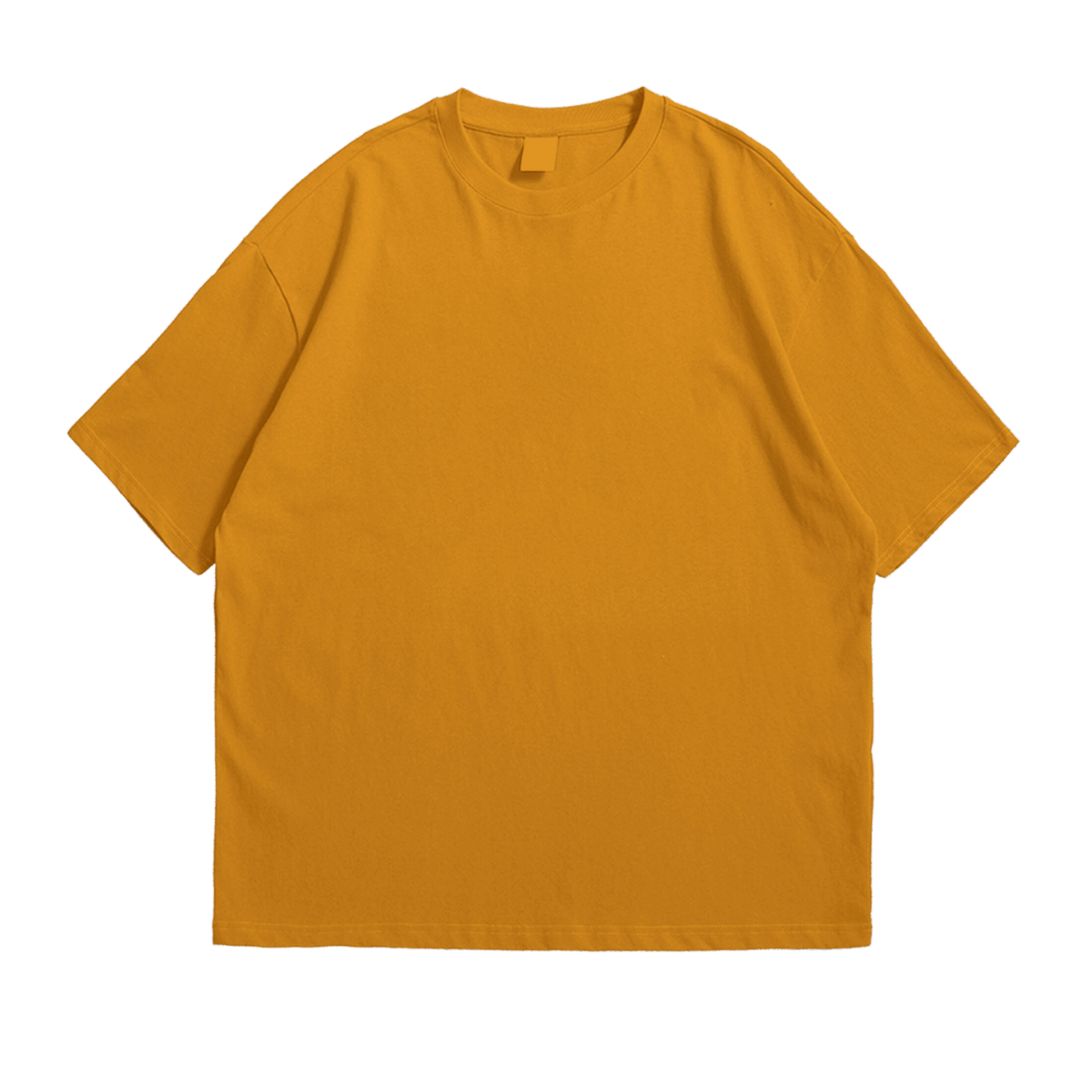 Basic Oversized Solid-Color T-Shirt - Image 12