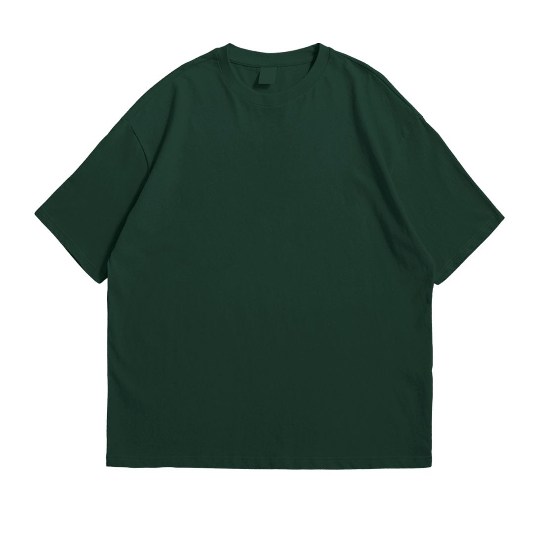 Basic Oversized Solid-Color T-Shirt - Image 13