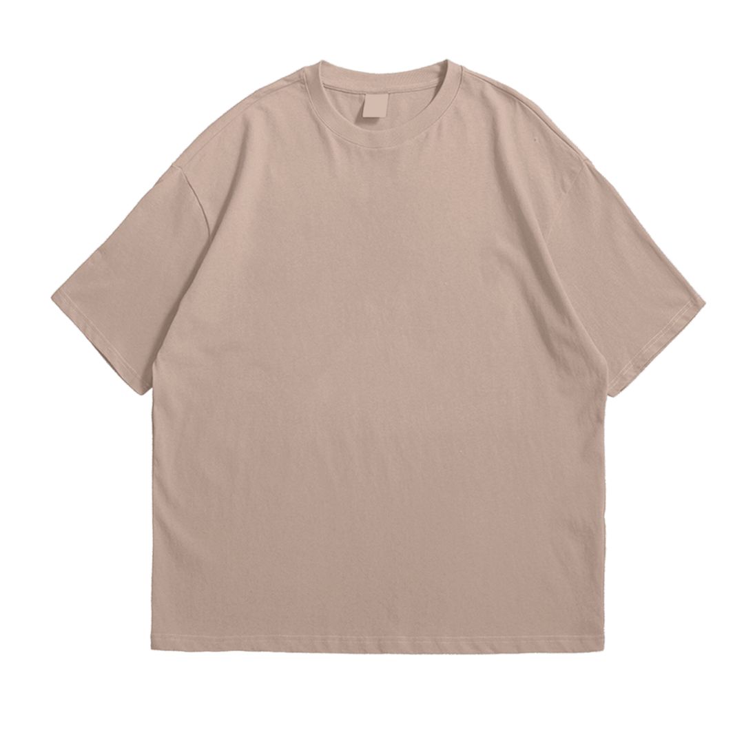 Basic Oversized Solid-Color T-Shirt - Image 15