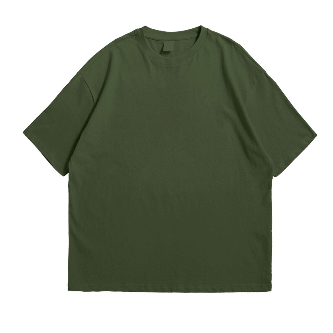 Basic Oversized Solid-Color T-Shirt - Image 16