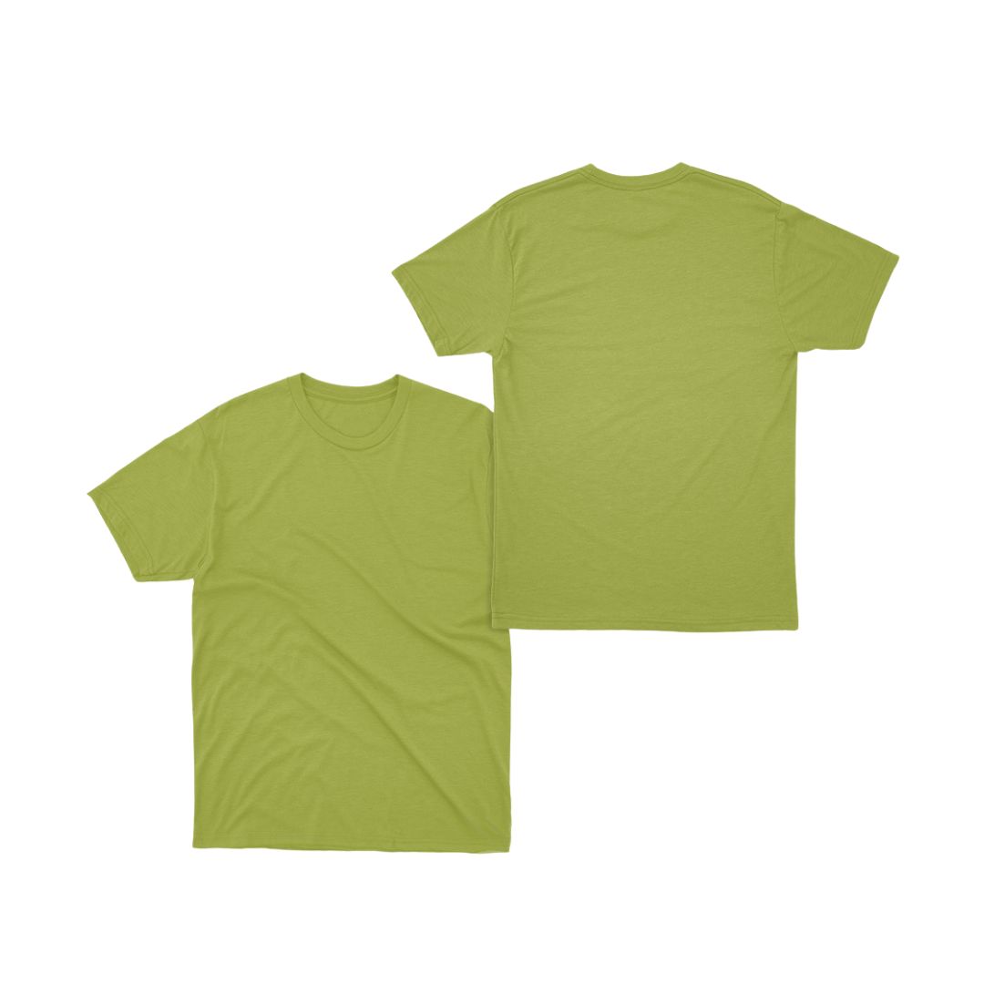 Solid-Color Regular Basic T-Shirt - Image 20