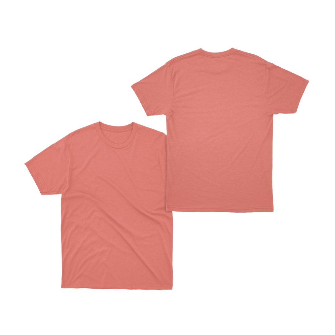 Solid-Color Regular Basic T-Shirt - Image 22