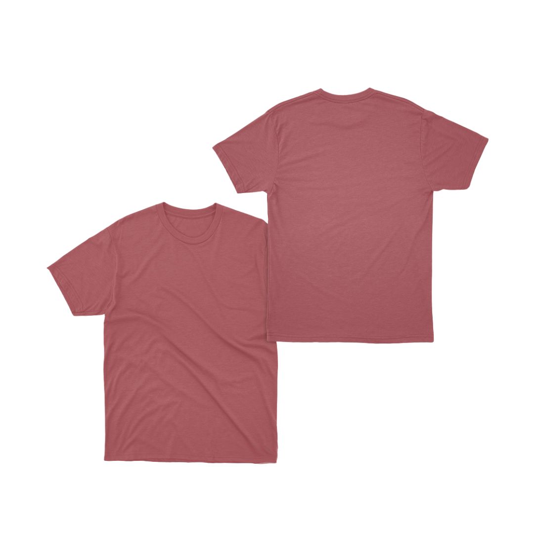 Solid-Color Regular Basic T-Shirt - Image 23
