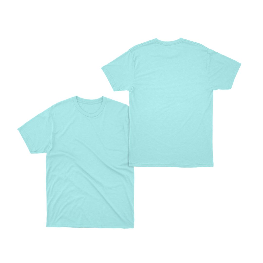 Solid-Color Regular Basic T-Shirt - Image 24