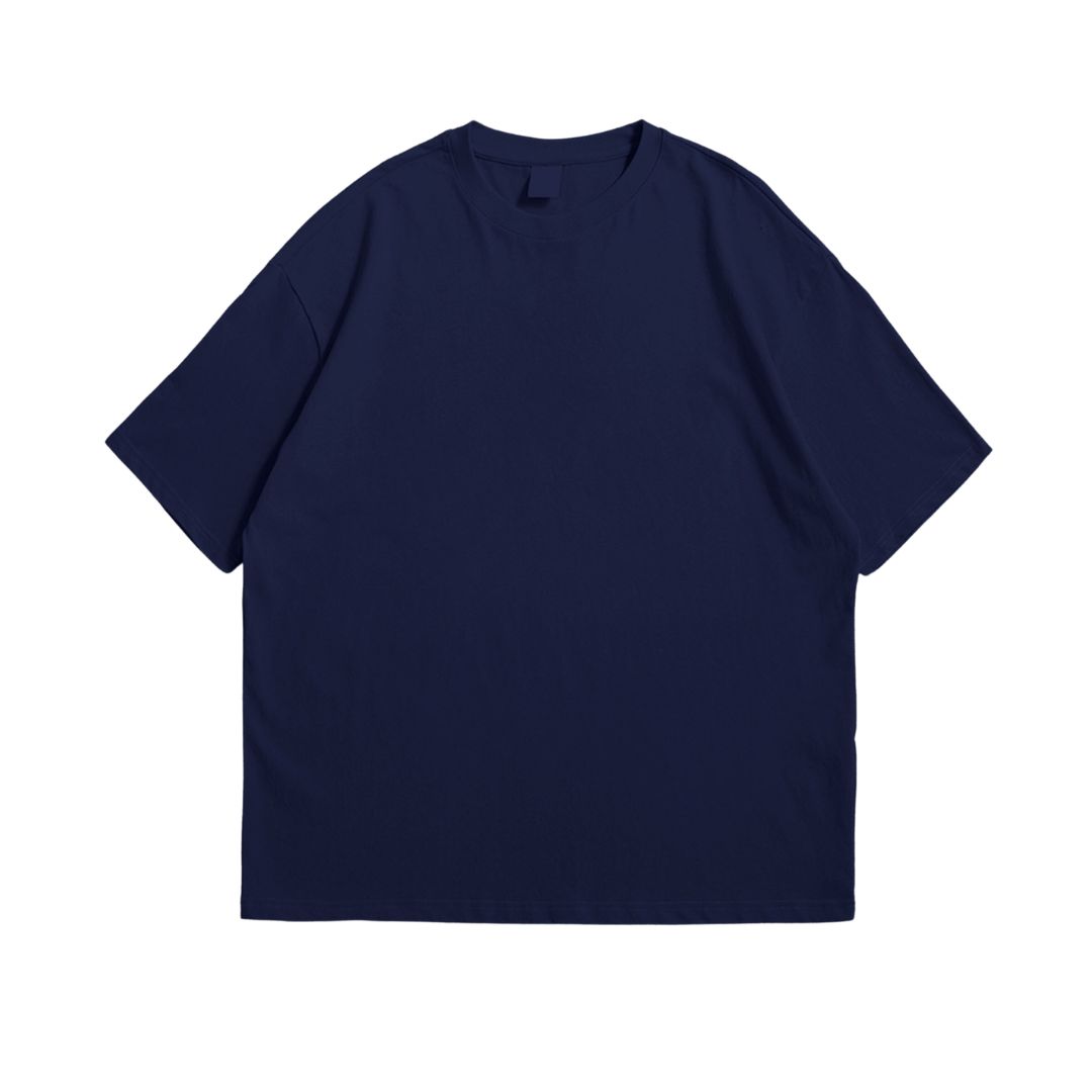 Basic Oversized Solid-Color T-Shirt - Image 6