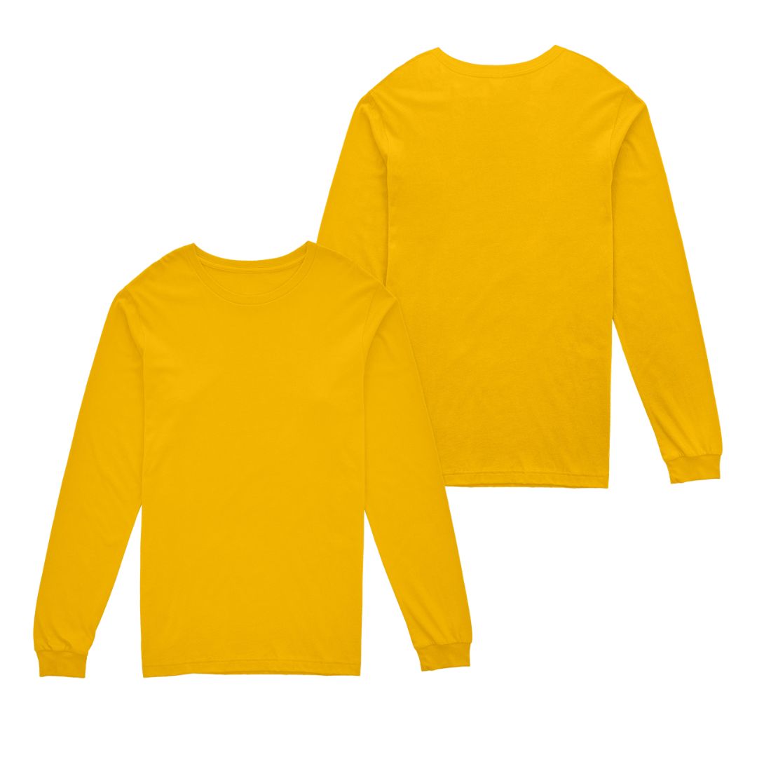 Solid-Color Long-Sleeve T-Shirt - Image 7