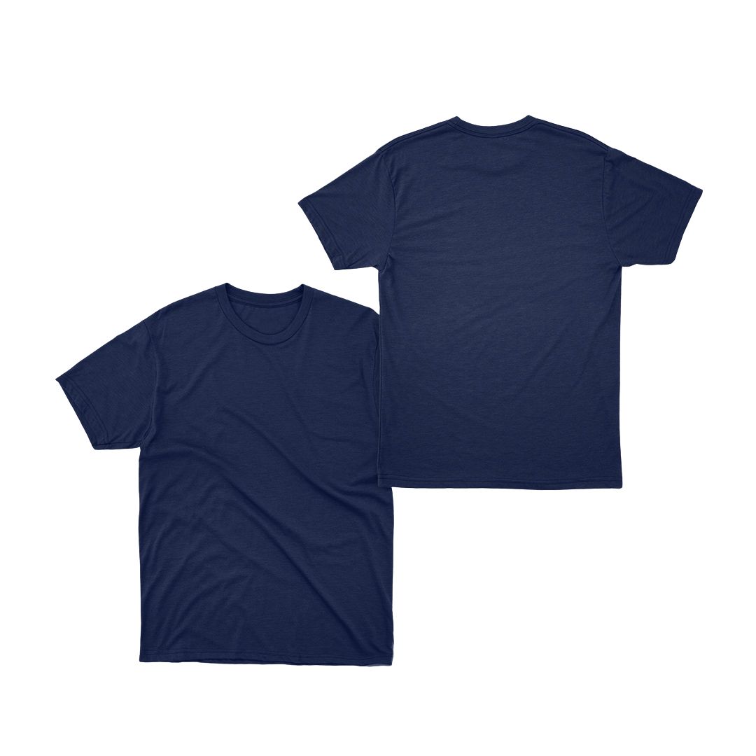 Solid-Color Regular Basic T-Shirt - Image 7