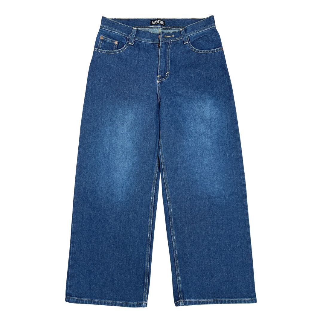 Basic Wide-Leg Loose Jeans - Image 4