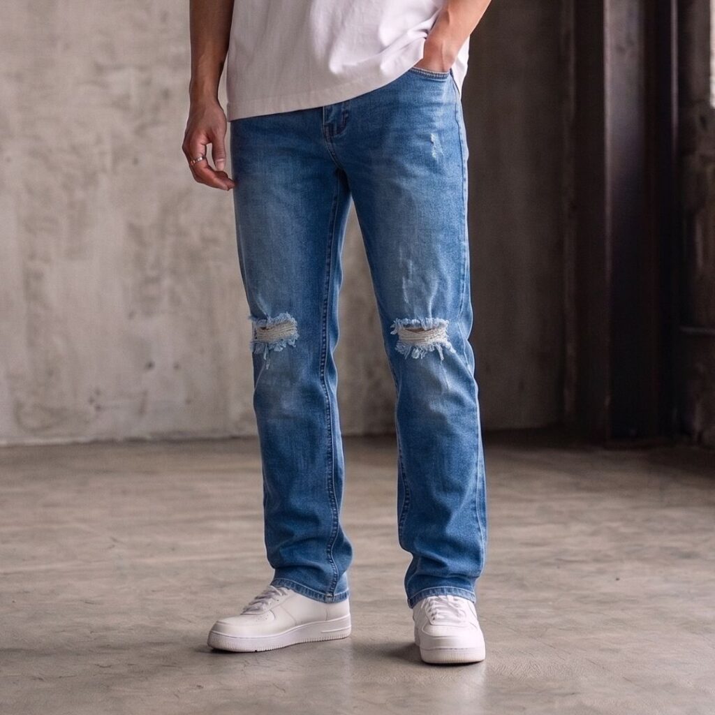 Celana Ripped Jeans 126