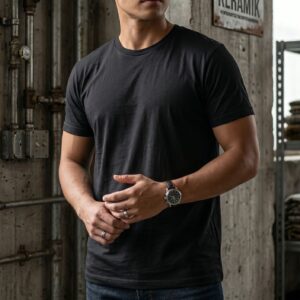Regular-fit plain T-shirt