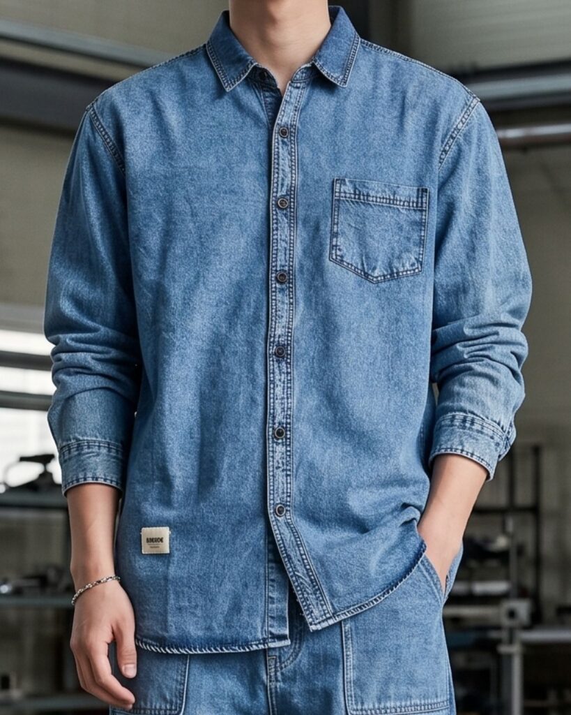 Kemeja Denim Pria