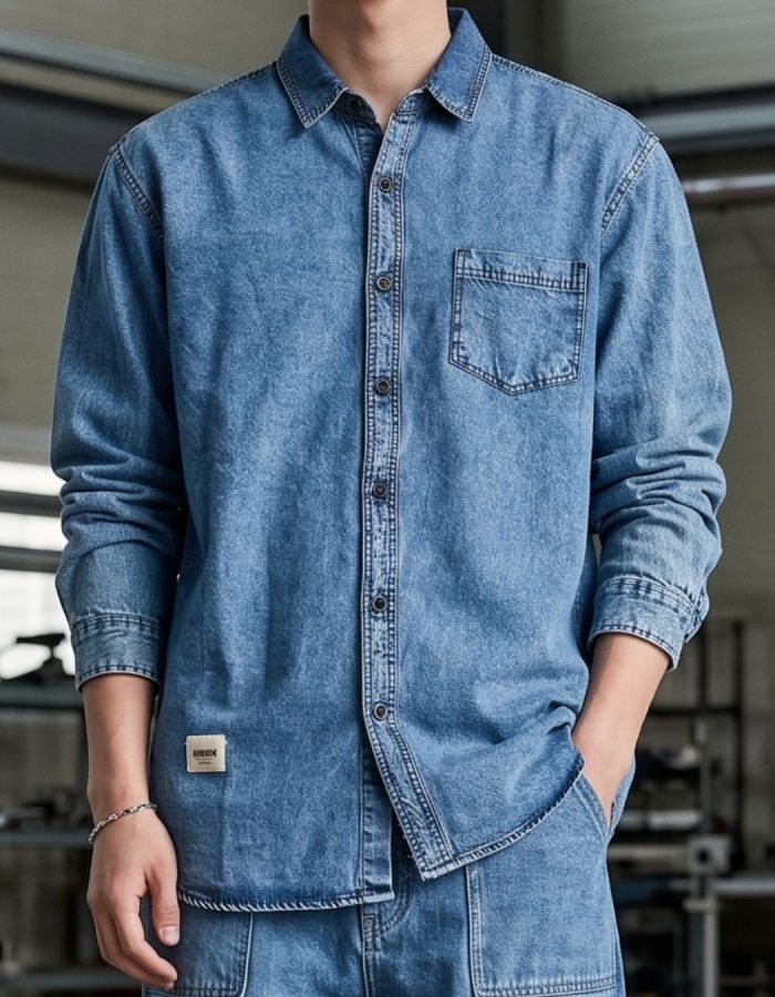 Kemeja Denim Pria