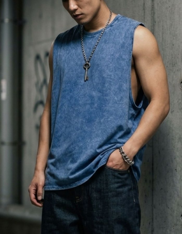 T-shirt Sleeveless Wash Pola 2